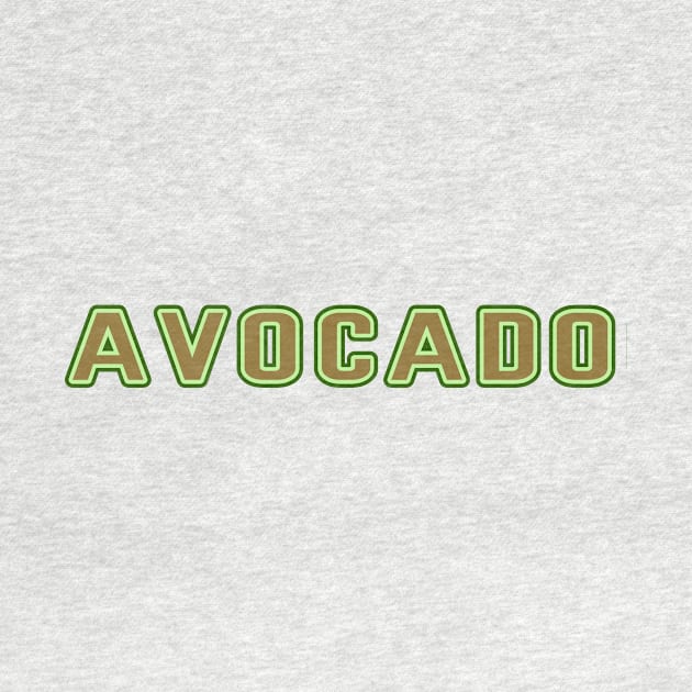Avacado skin creamy avocados font by Captain-Jackson